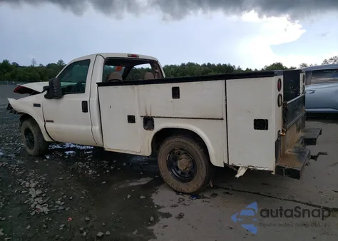 2004 Ford F250 Super Duty из США, поврежденный, VIN 1FDNF20P14ED59617